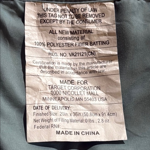 NWT Threshold Blue Quilted Bedding I have 2 king shams sold together - Picture 5 of 7